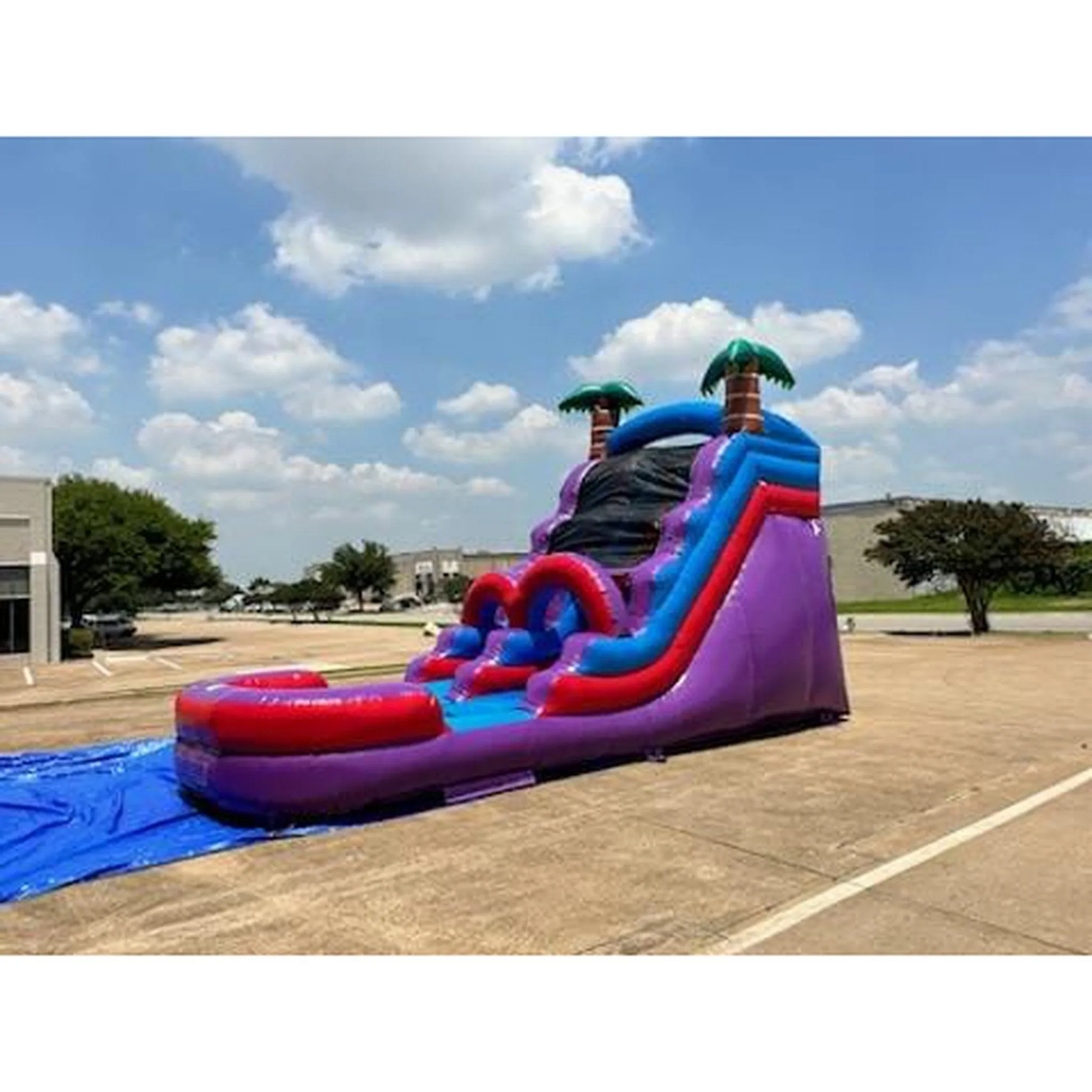 15' Lightweight Purple Slide