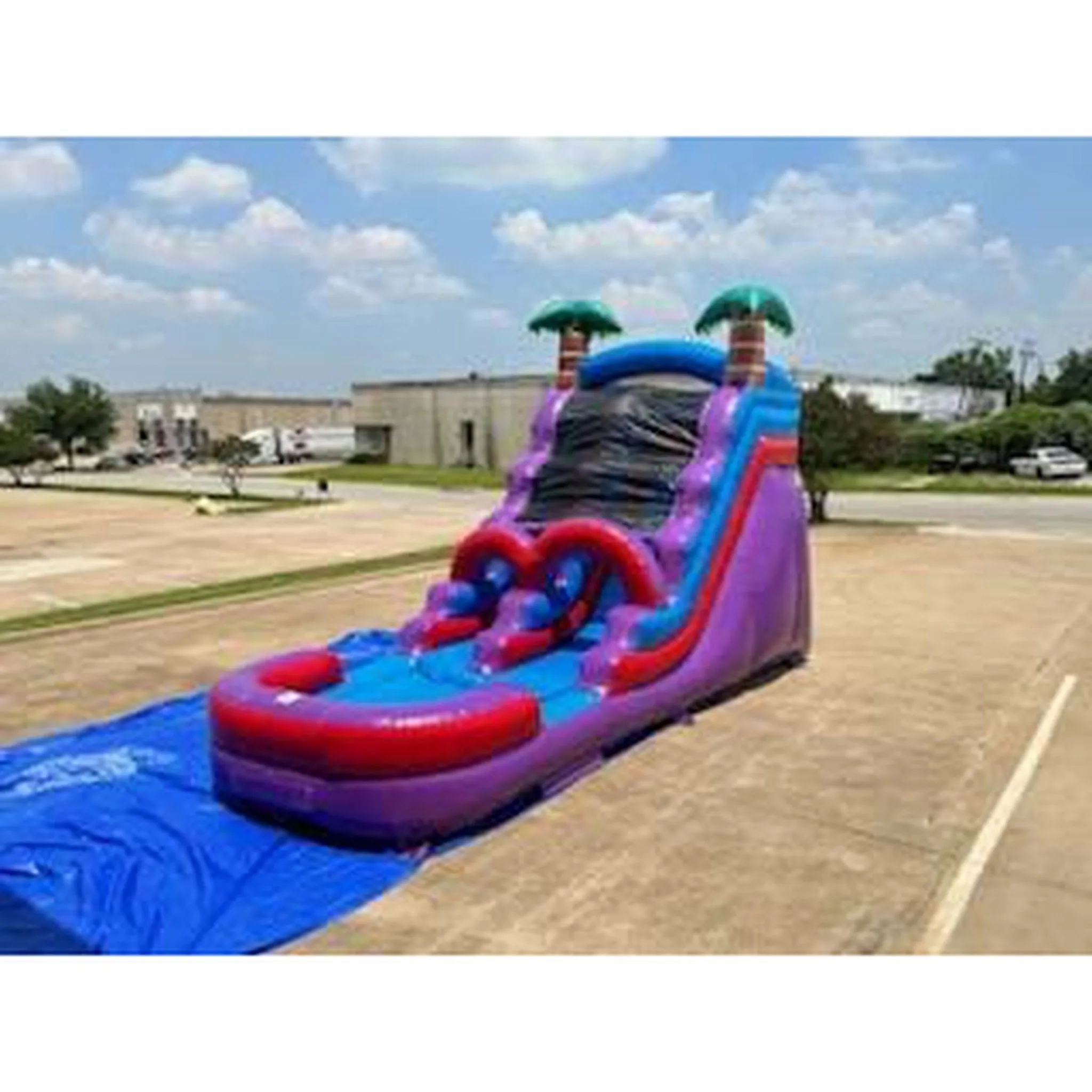 15' Lightweight Purple Slide