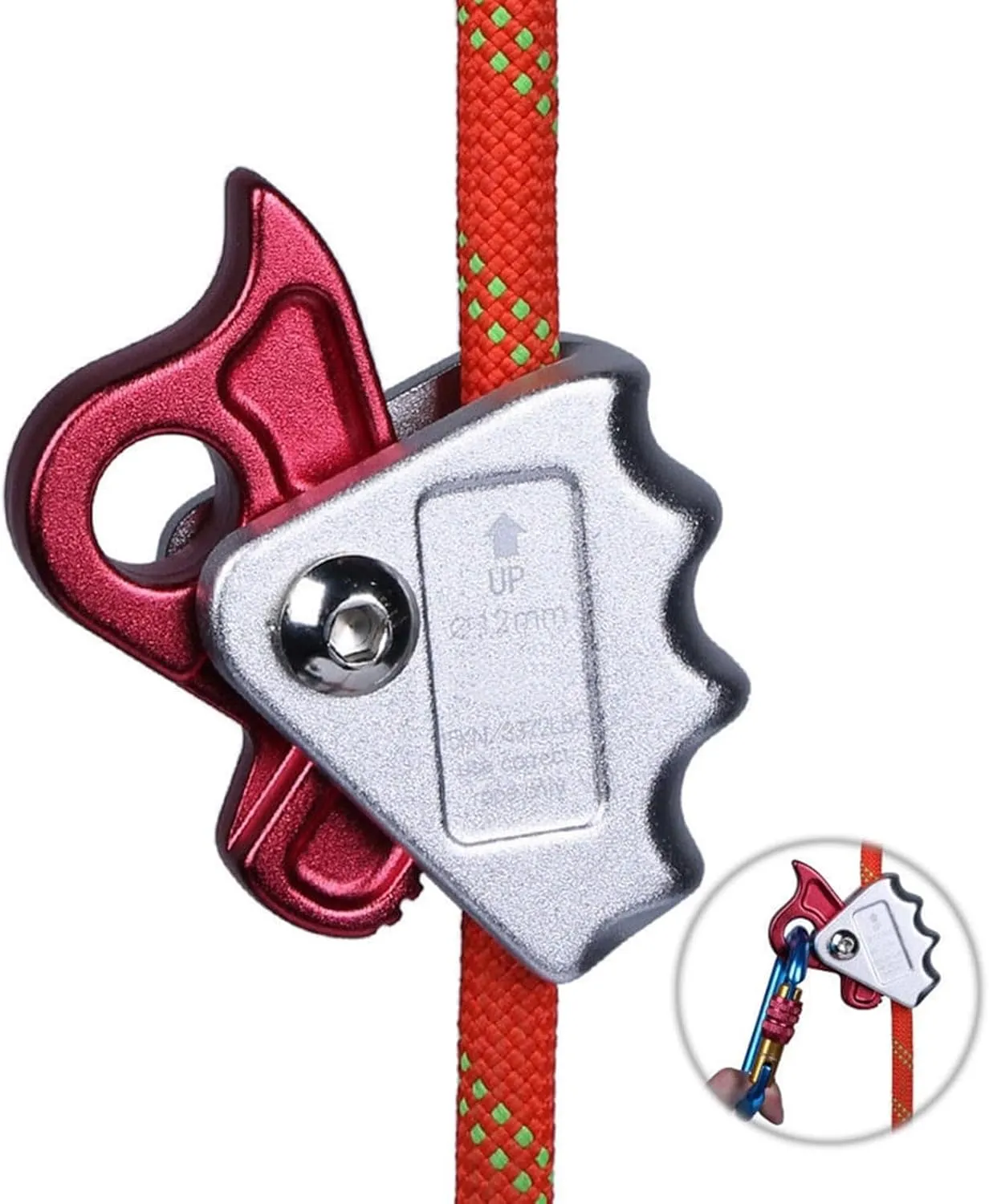 15KN Rock Climbing Tree Caving Rope Hole Carabiner Equipment Gear Climbing Clips Small