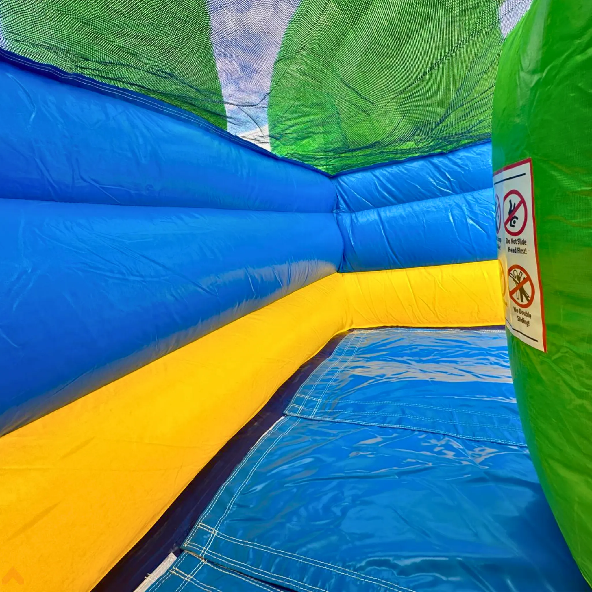16'  Lightweight Aqua Green Water Slide