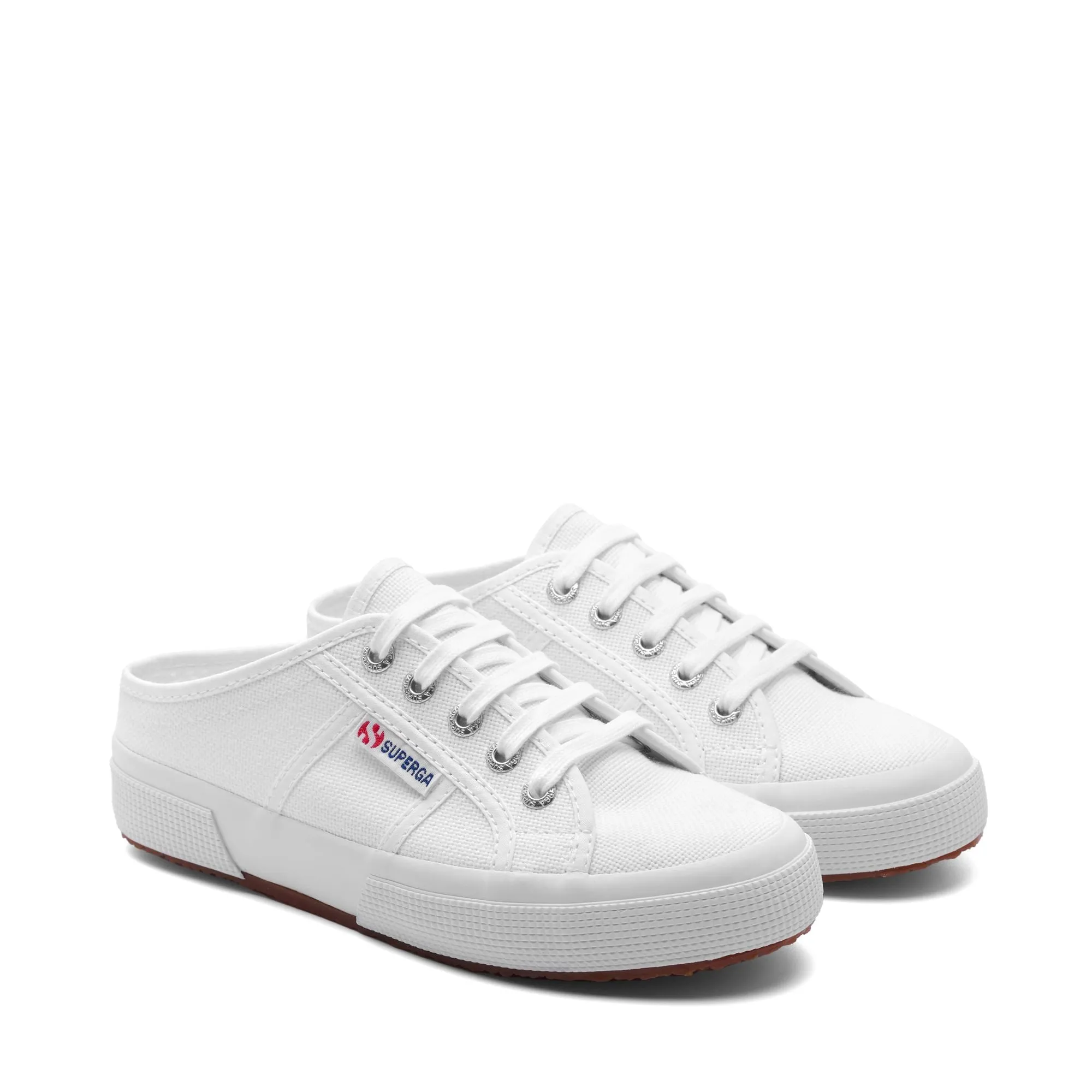 2402 MULE - Lady Shoes - Sabot Low Heel - Woman - WHITE