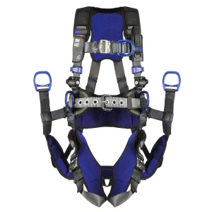 3M 1113192 DBI-SALA ExoFit X300 Comfort Tower Climbing Positioning Suspension Safety Harness, Telecommunications Fall Protection,Back,Front,Hip D-Rings,Auto-Locking Quick Connect Leg,Chest Buckles, L