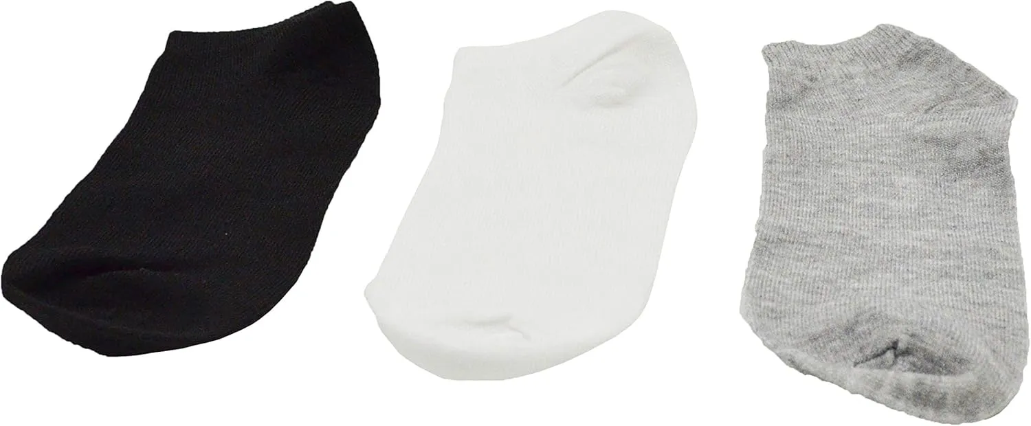 48 Pairs Womens Low Cut Ankle Socks, Comfortable Lightweight Breathable Athletic Bulk Pack Wholesale