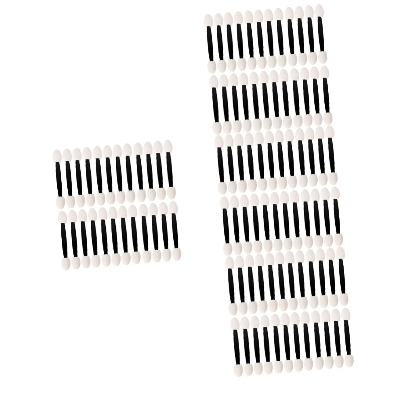 4pcs Double-end Eyeshadow Sticks Dual-sided Sponge Brushes for Makeup Application Lightweight Eye Shadow Tool Versatile Use for Lips Nose and Daily Makeup Needs