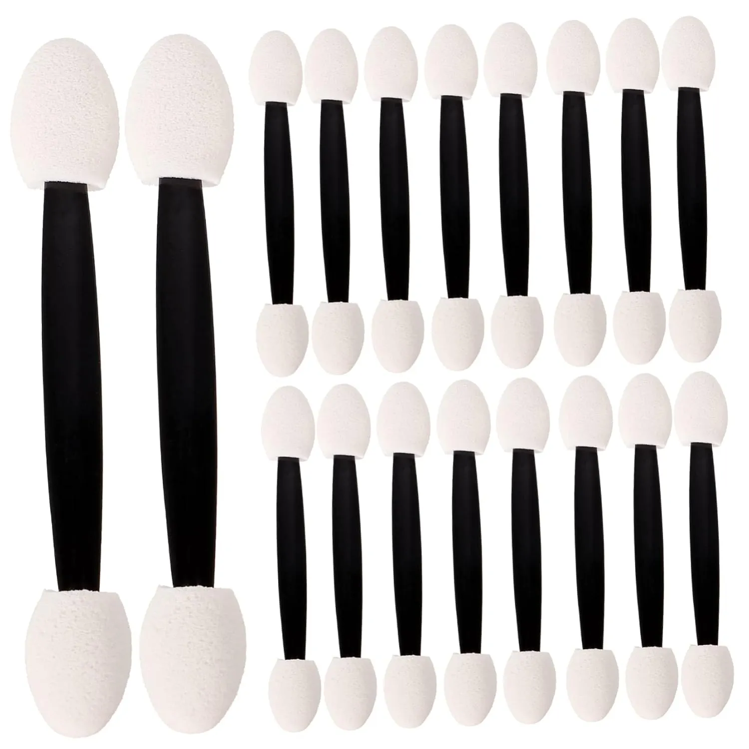 4pcs Double-end Eyeshadow Sticks Dual-sided Sponge Brushes for Makeup Application Lightweight Eye Shadow Tool Versatile Use for Lips Nose and Daily Makeup Needs