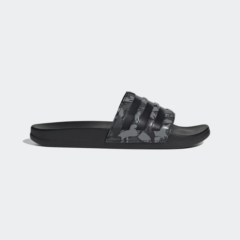 Adidas Mens Adilette Comfort Slides - Grey/Black