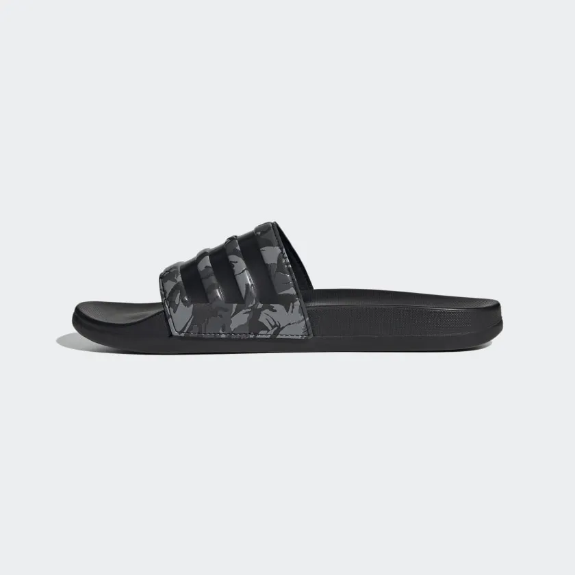 Adidas Mens Adilette Comfort Slides - Grey/Black