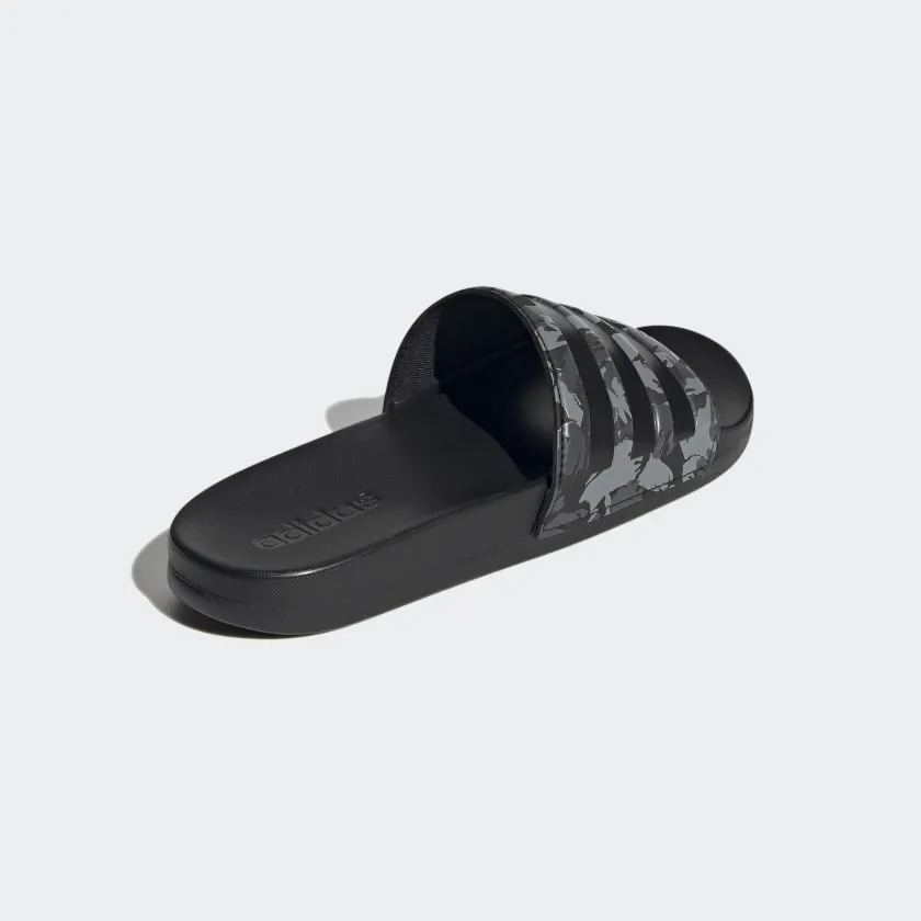 Adidas Mens Adilette Comfort Slides - Grey/Black