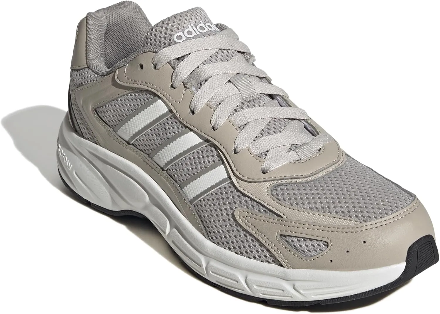 adidas Men's Eclyptix 2000 Sneaker, Wonder Alumina/White/Wonder Beige, 8