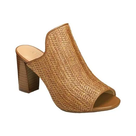Affordable luxury Block BIRDWATCHER Dark Open Mule Trend-setting Tan Heel Women's Toe Aerosoles Mule