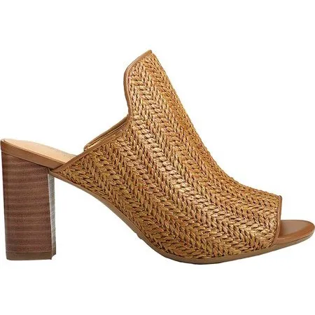 Affordable luxury Block BIRDWATCHER Dark Open Mule Trend-setting Tan Heel Women's Toe Aerosoles Mule