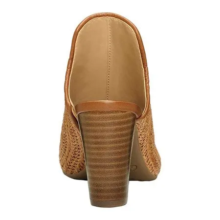 Affordable luxury Block BIRDWATCHER Dark Open Mule Trend-setting Tan Heel Women's Toe Aerosoles Mule