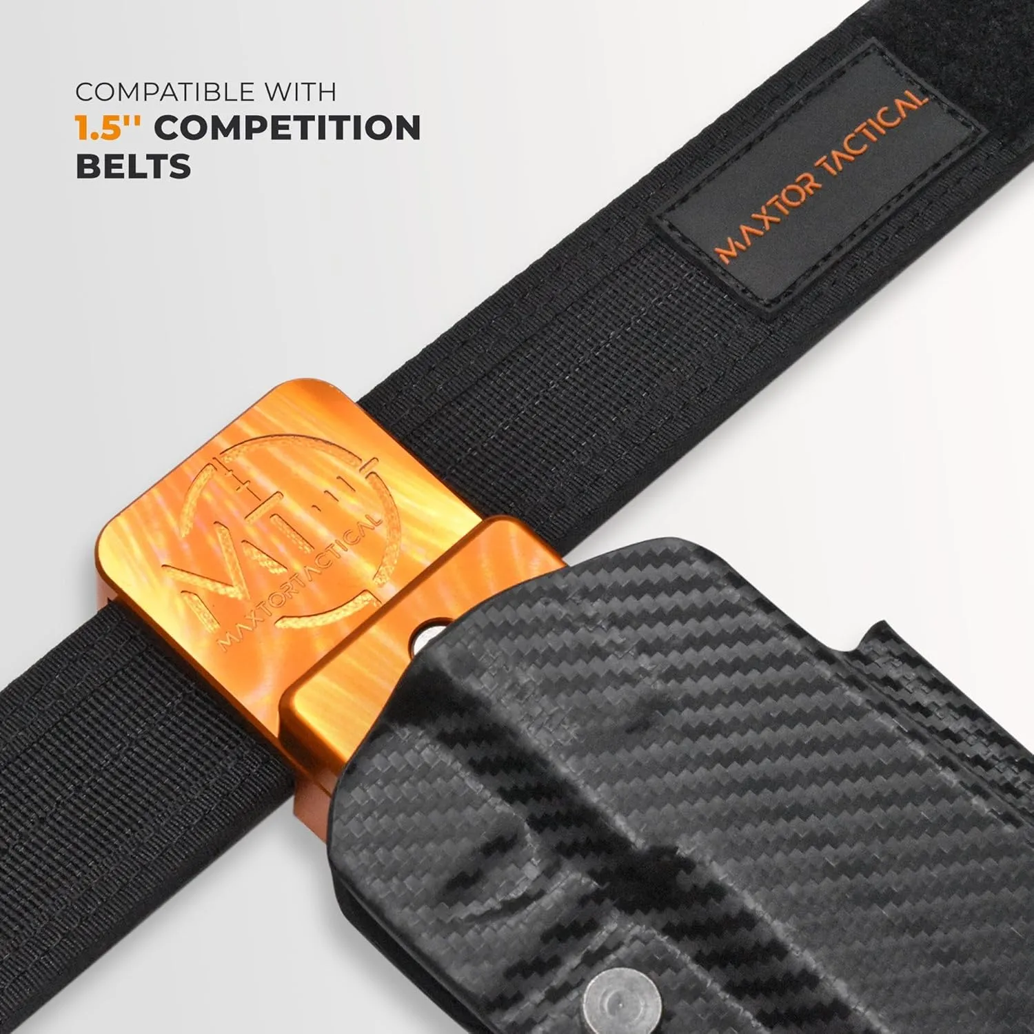 Alloy Competition Holster OWB Fits Shadow Systems MR920L Outside The Waistband Carry Gun Holster Kydex American Made OWB Aluminum Belt Attachment