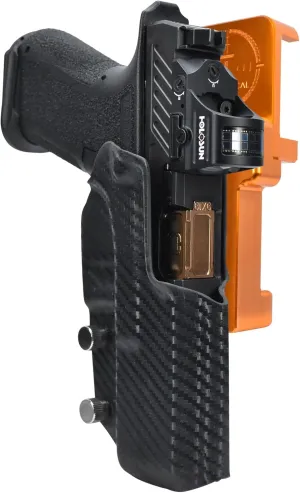 Alloy Competition Holster OWB Fits Shadow Systems MR920L Outside The Waistband Carry Gun Holster Kydex American Made OWB Aluminum Belt Attachment