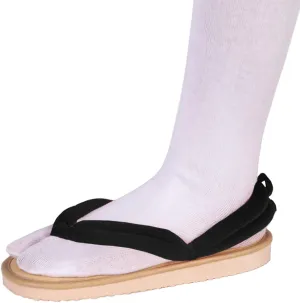 Anime Cosplay Clog Shoes Tanjiro Sandals Japanese Slippers Wooden Shoes with Socks