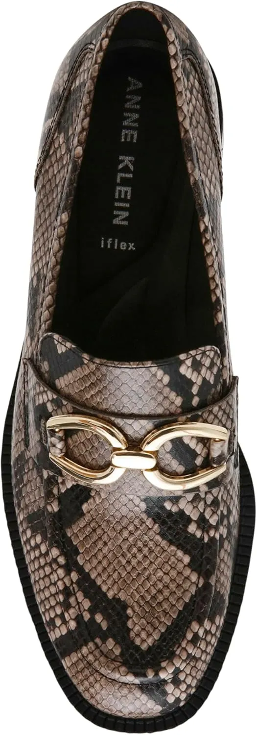 Anne Klein Womens Korrie Buckle Loafers