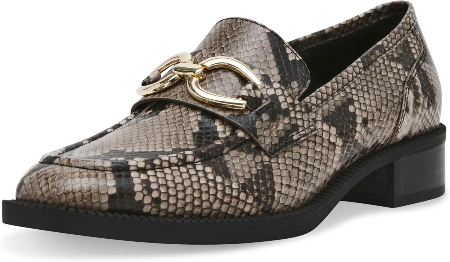 Anne Klein Womens Korrie Buckle Loafers