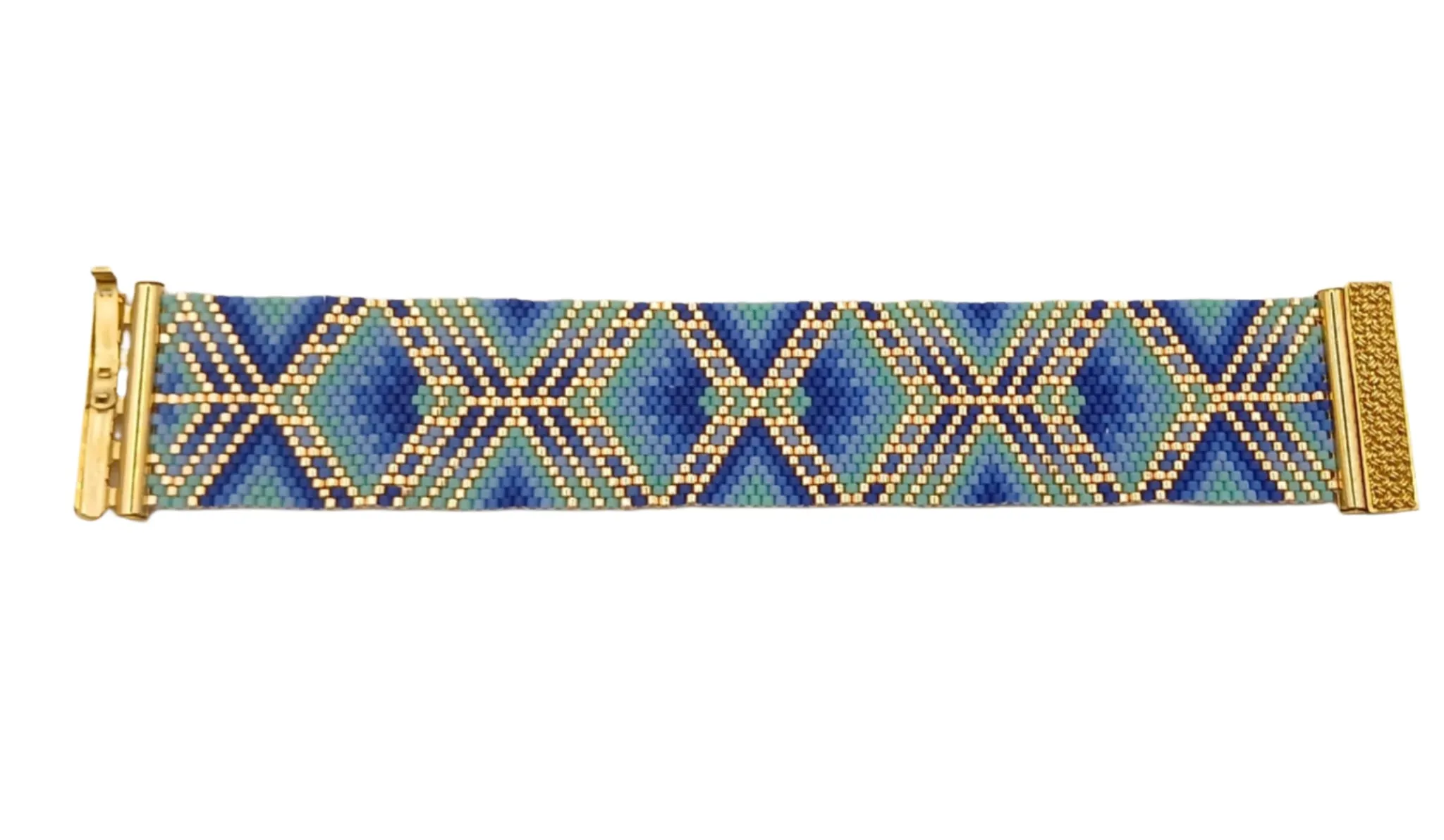 Aztec skies peyote bracelet
