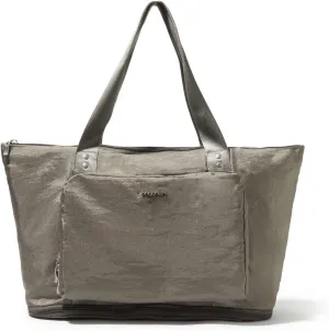 Baggallini Carryall Expandable Lightweight Travel Tote 22" Packable Folding Compact Nylon Washable Weekender w/Luggage Sleeve