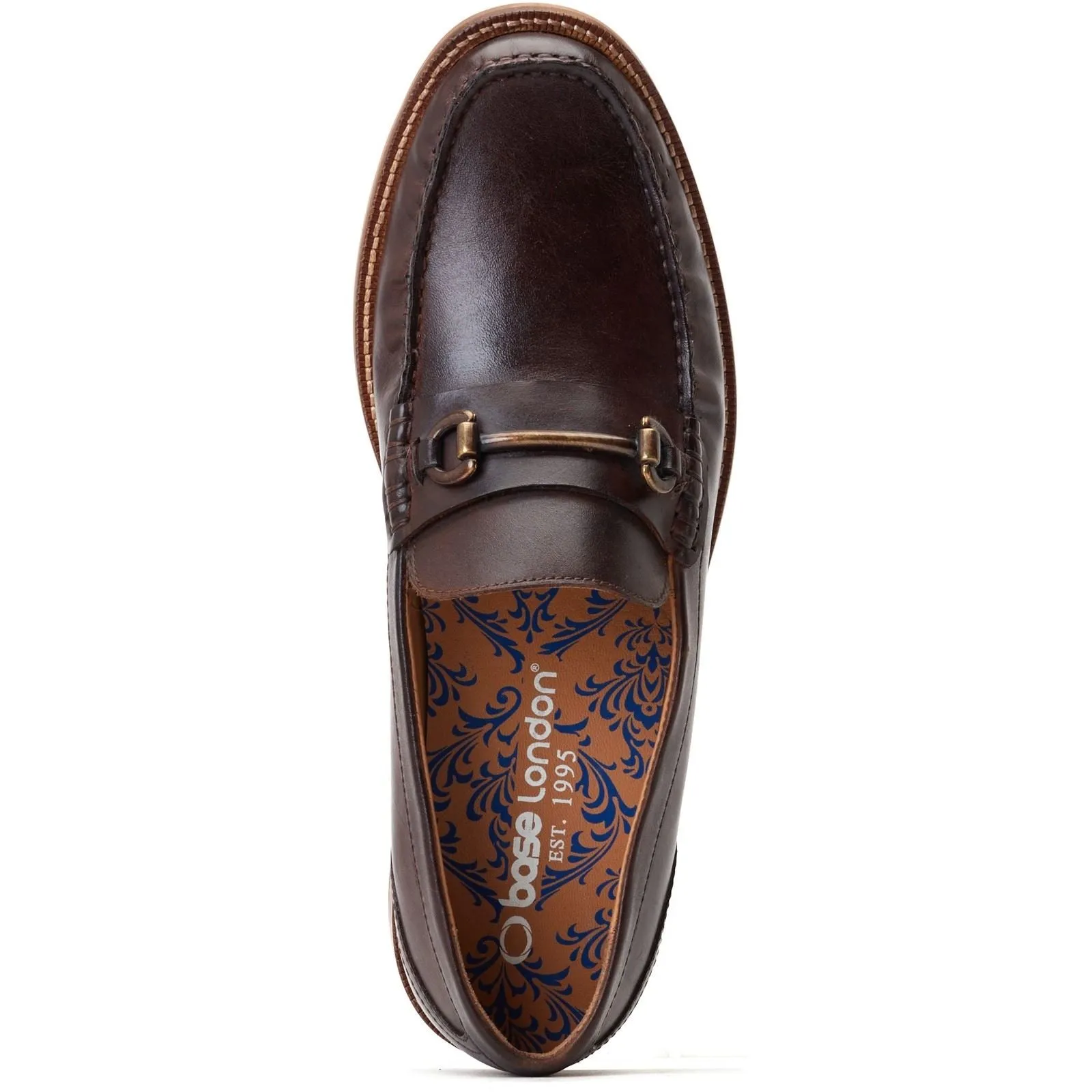 Base London Men's Madison Loafer in Burnt Tan