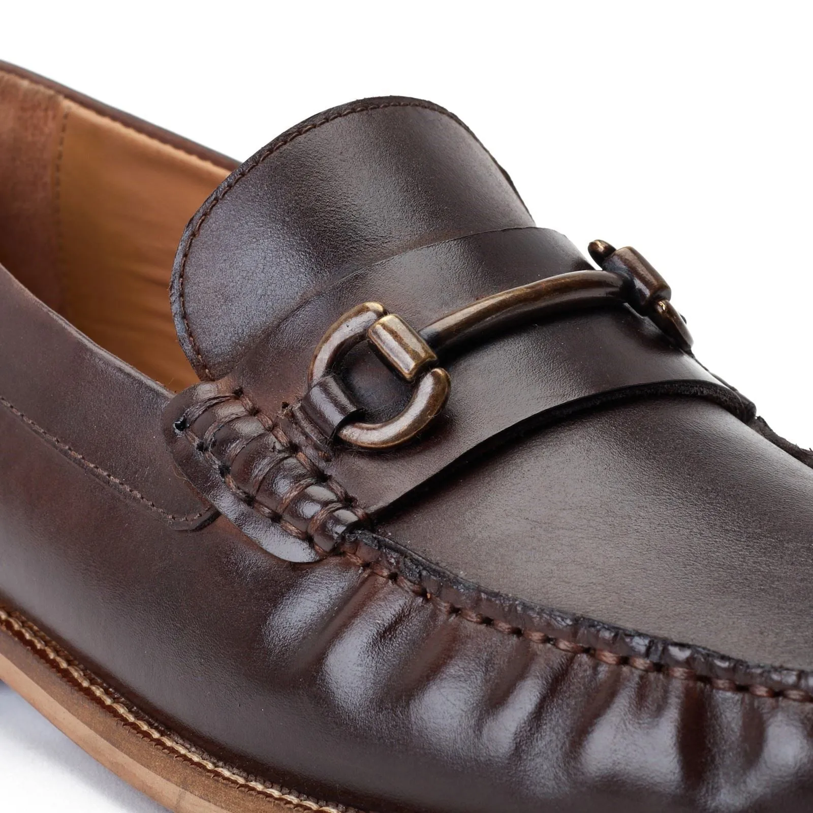 Base London Men's Madison Loafer in Burnt Tan
