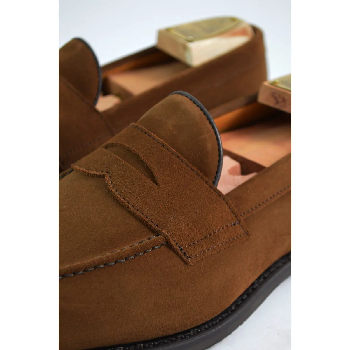 Berwick 1707 Penny Loafer (9628) Snuff Suede (Dainite)