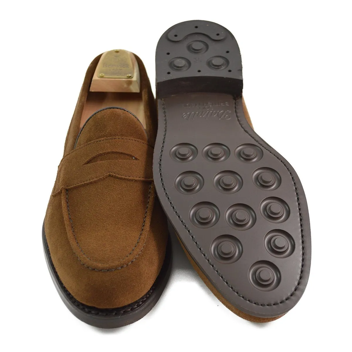 Berwick 1707 Penny Loafer (9628) Snuff Suede (Dainite)