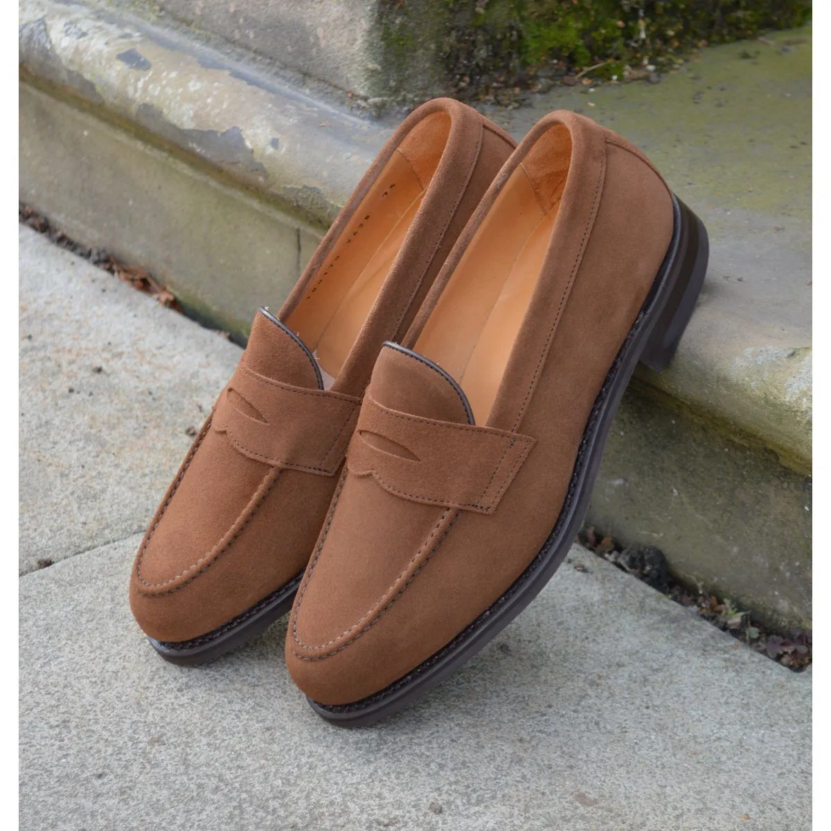 Berwick 1707 Penny Loafer (9628) Snuff Suede (Dainite)