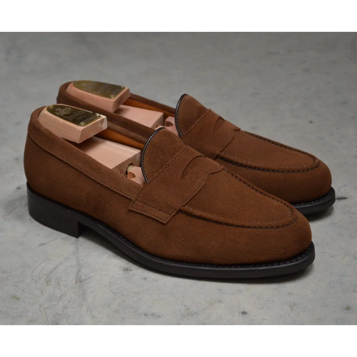 Berwick 1707 Penny Loafer (9628) Snuff Suede (Dainite)