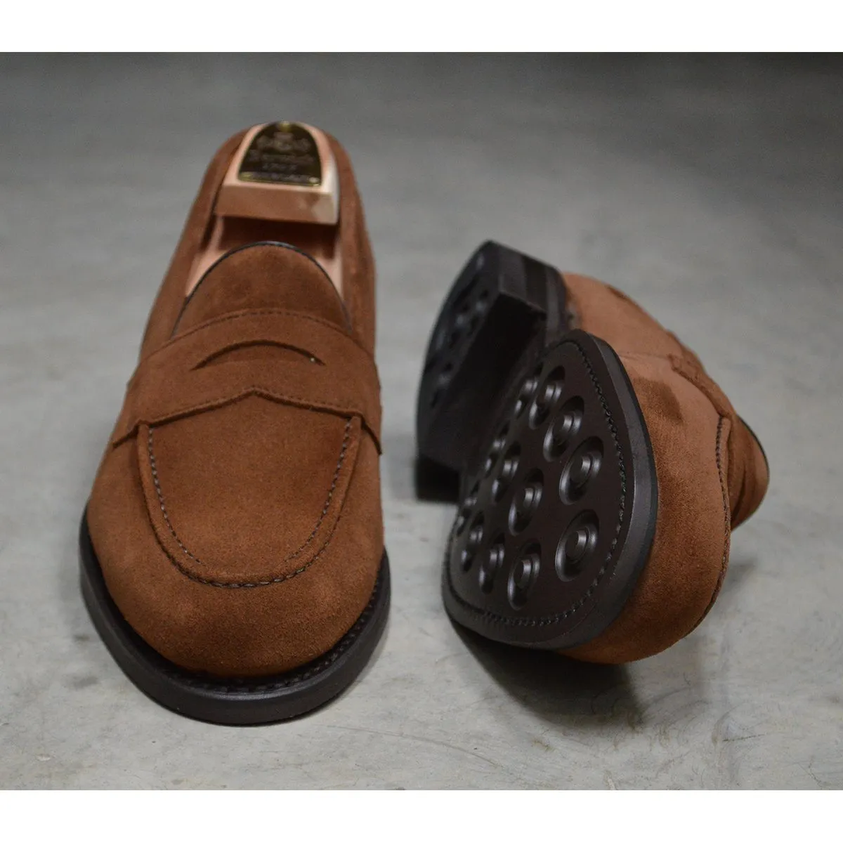 Berwick 1707 Penny Loafer (9628) Snuff Suede (Dainite)