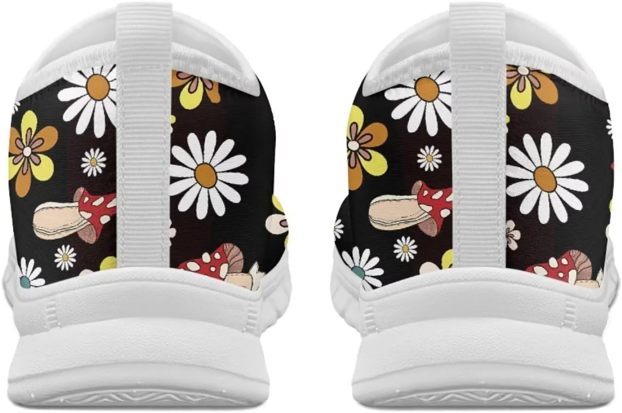 BIGCARJOB Sneaker for Women Slip-on Walking Shoes Road Running Shoes Comfortable Athletic Sock Shoes