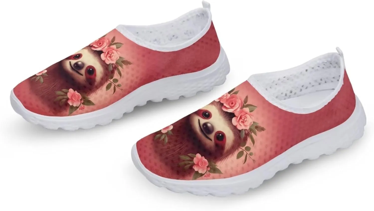 BIGCARJOB Women Sneaker Slip-on Walking Shoes Woman Casual Sport Gym Shoes Breathable Mesh Running Shoes Mom Shoes