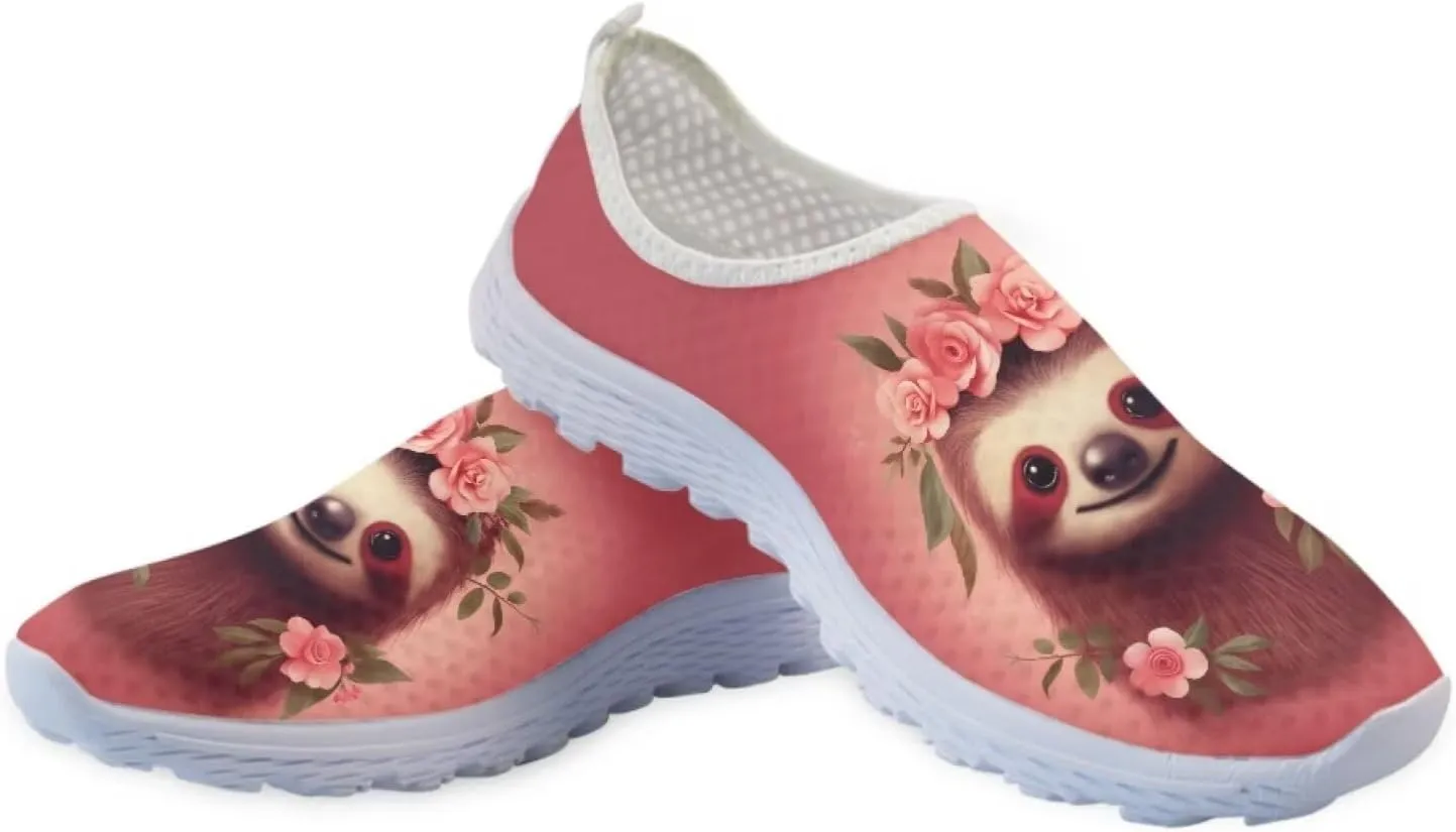 BIGCARJOB Women Sneaker Slip-on Walking Shoes Woman Casual Sport Gym Shoes Breathable Mesh Running Shoes Mom Shoes