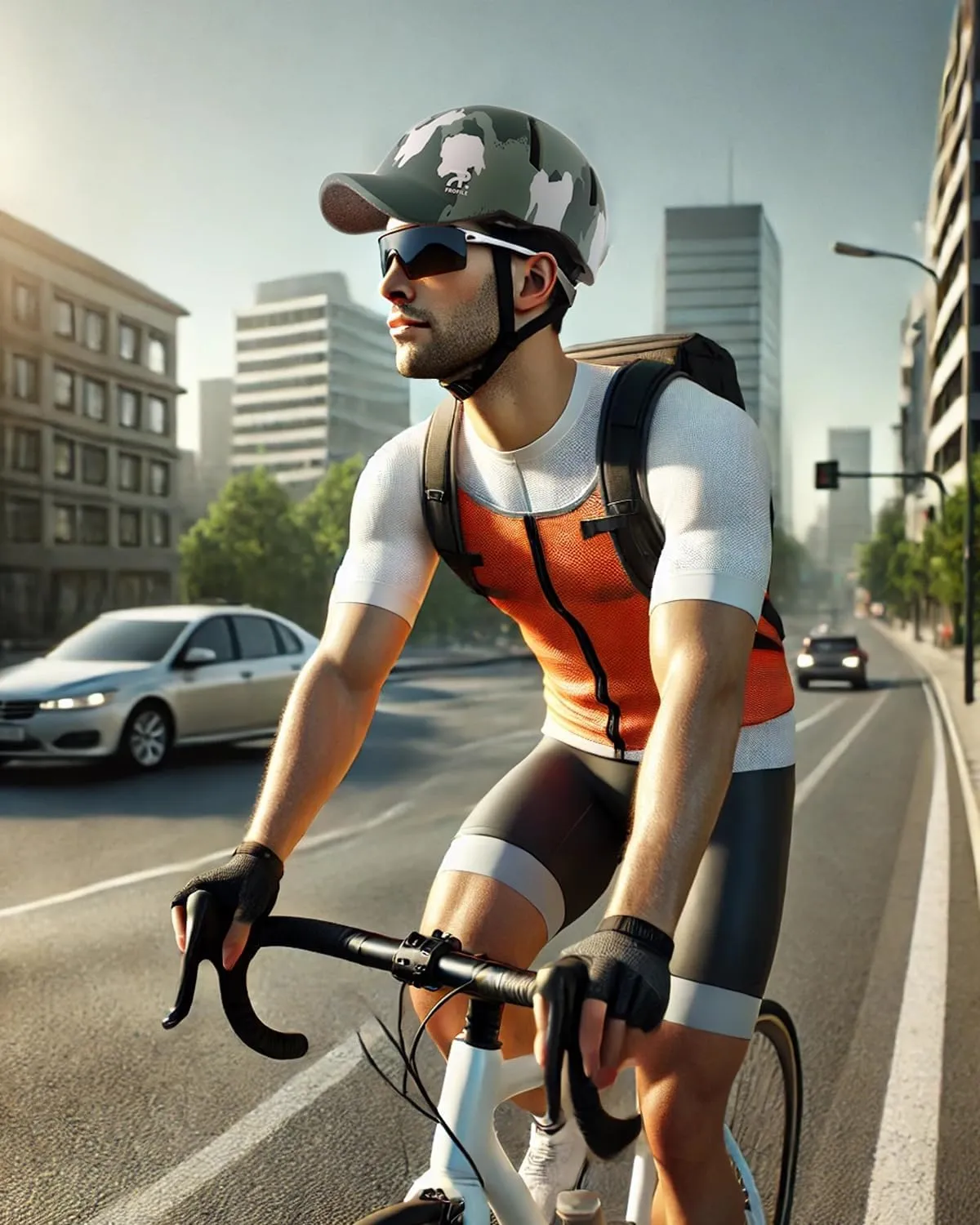 Bike Helmet for Adult Men & Women - Magnetic Buckle, Baseball Cap Style Bicycle Helmet with Visor