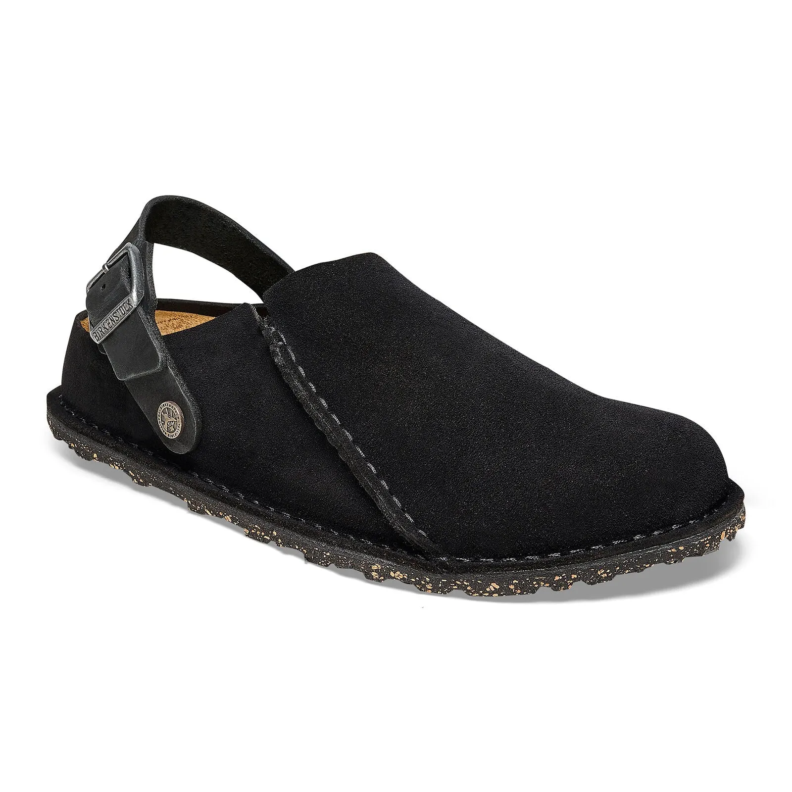 Birkenstock Lutry black suede