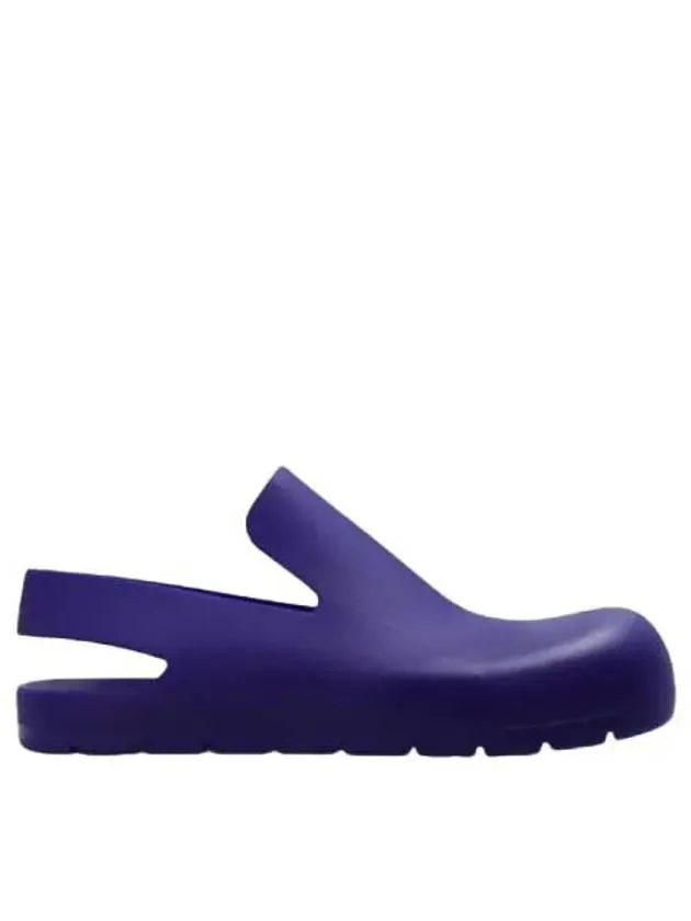 Bottega Veneta Puddle River Rubber Clog Sandals Navy