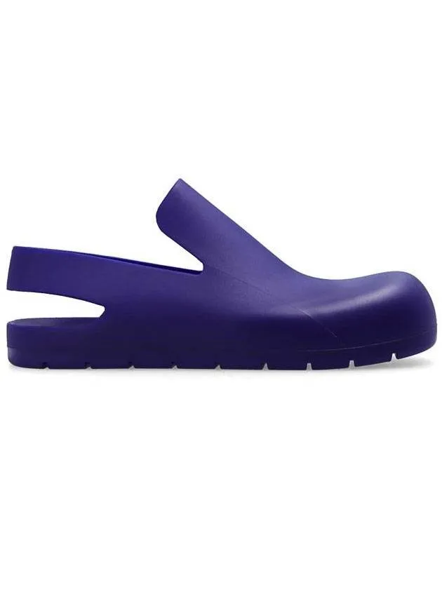 Bottega Veneta Puddle River Rubber Clog Sandals Navy
