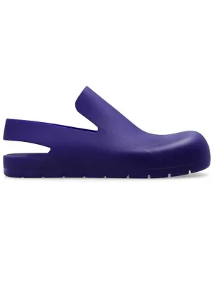 Bottega Veneta Puddle River Rubber Clog Sandals Navy