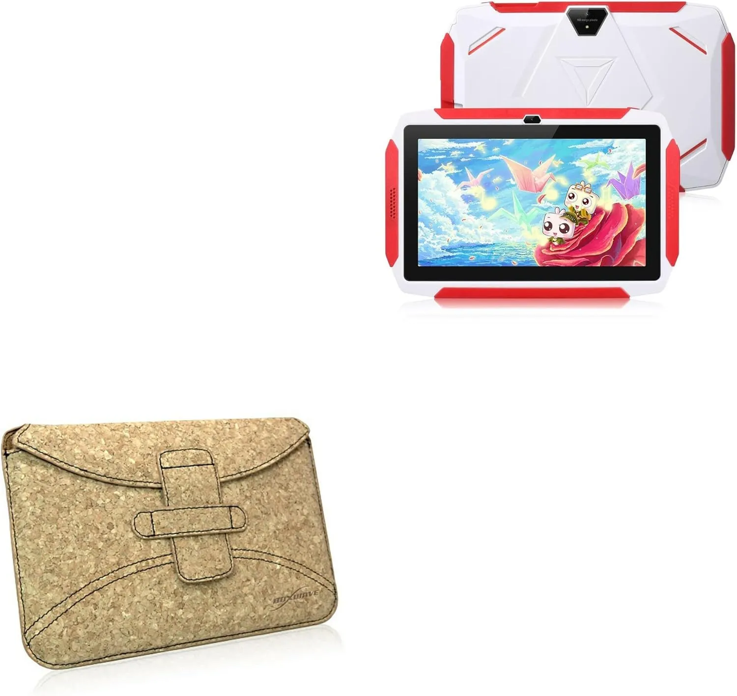 BoxWave Case Compatible with Excelvan Q98 - Quorky Pouch, Durable, Lightweight Cork Envelope Sleeve Cover