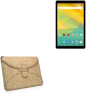 BoxWave Case Compatible with Prestigio Grace 4991 - Quorky Pouch, Durable, Lightweight Cork Envelope Sleeve Cover