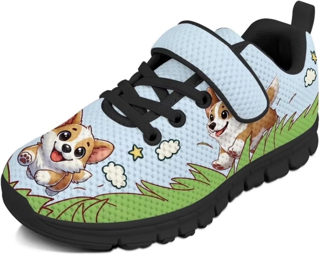 Boys Girls Lightweight Sports Sneakers Kids Animal Running Shoes Breathable Comfort Walking Shoes with One Strap US 11-15