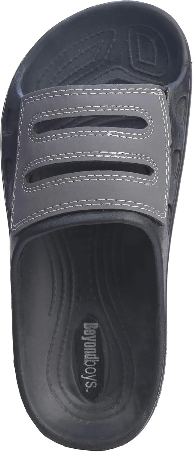 Boy's Waterproof Slippers Shower Pool Rubber Clog Outdoor Sandals