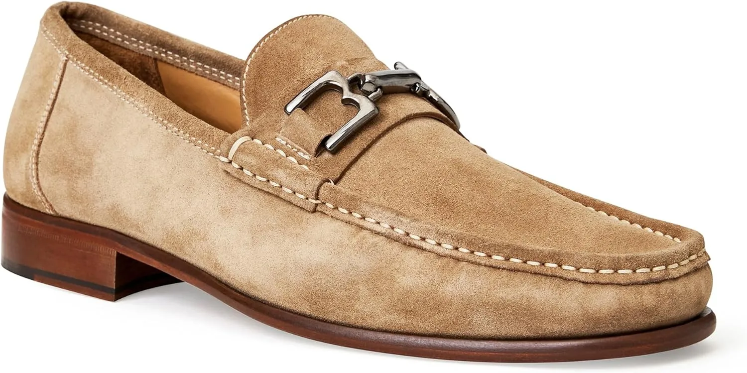 Bruno Magli Men's Trieste Loafers Slip-On, Luxurious Leather Shoes