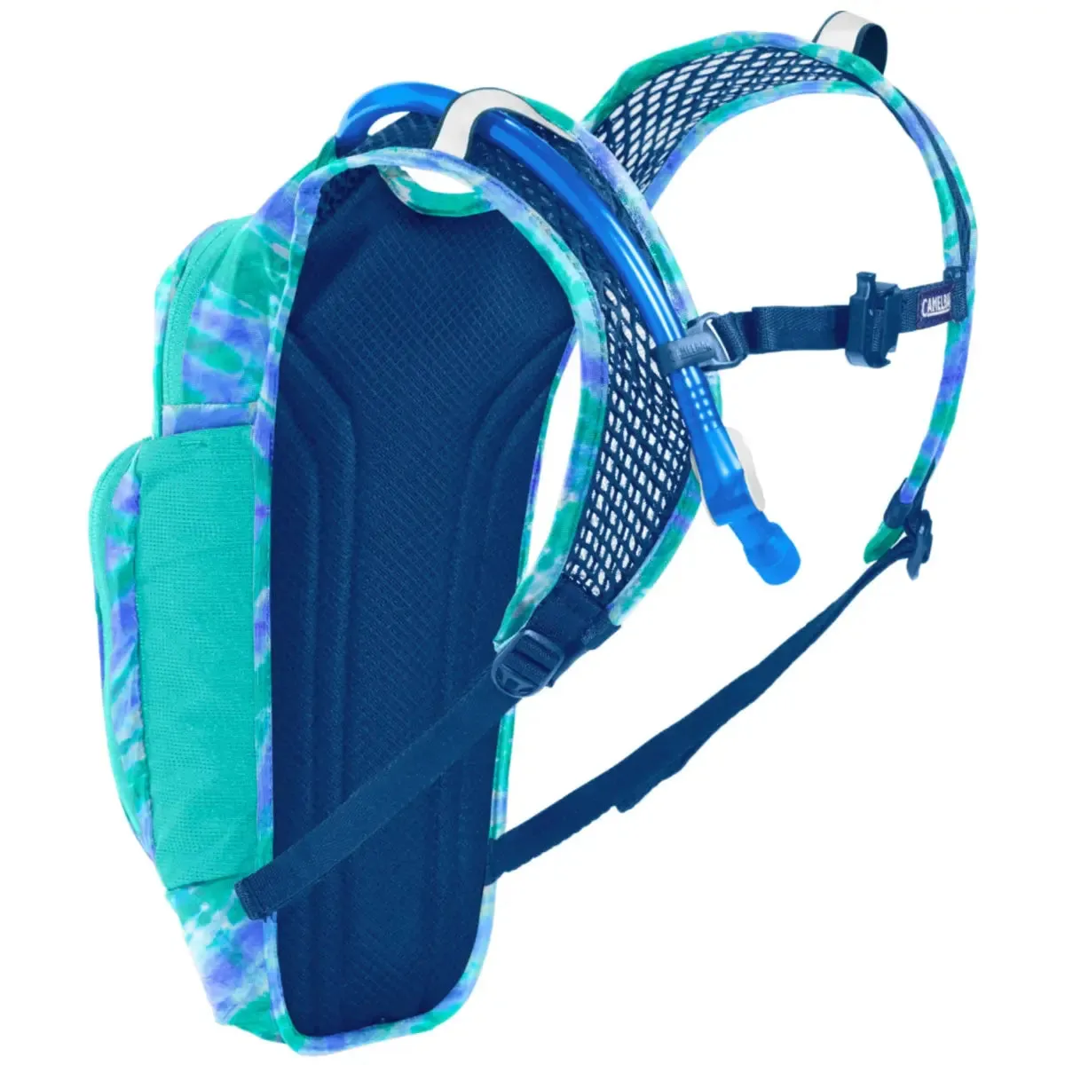 Camelbak Mini MULE 1.5L Kids Sports Hydration Pack - Tie Dye / Blue