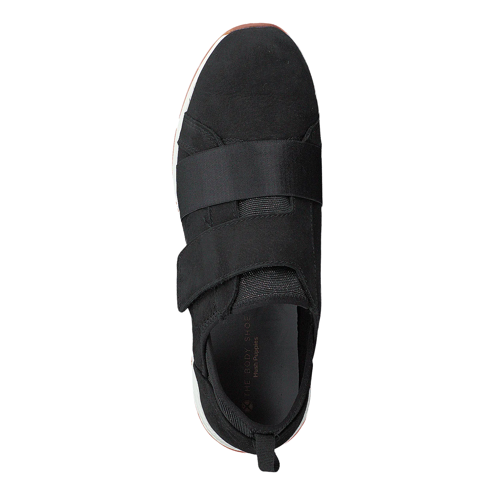 Cesky Strap Slip On Black Nubuck