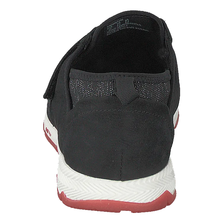 Cesky Strap Slip On Black Nubuck