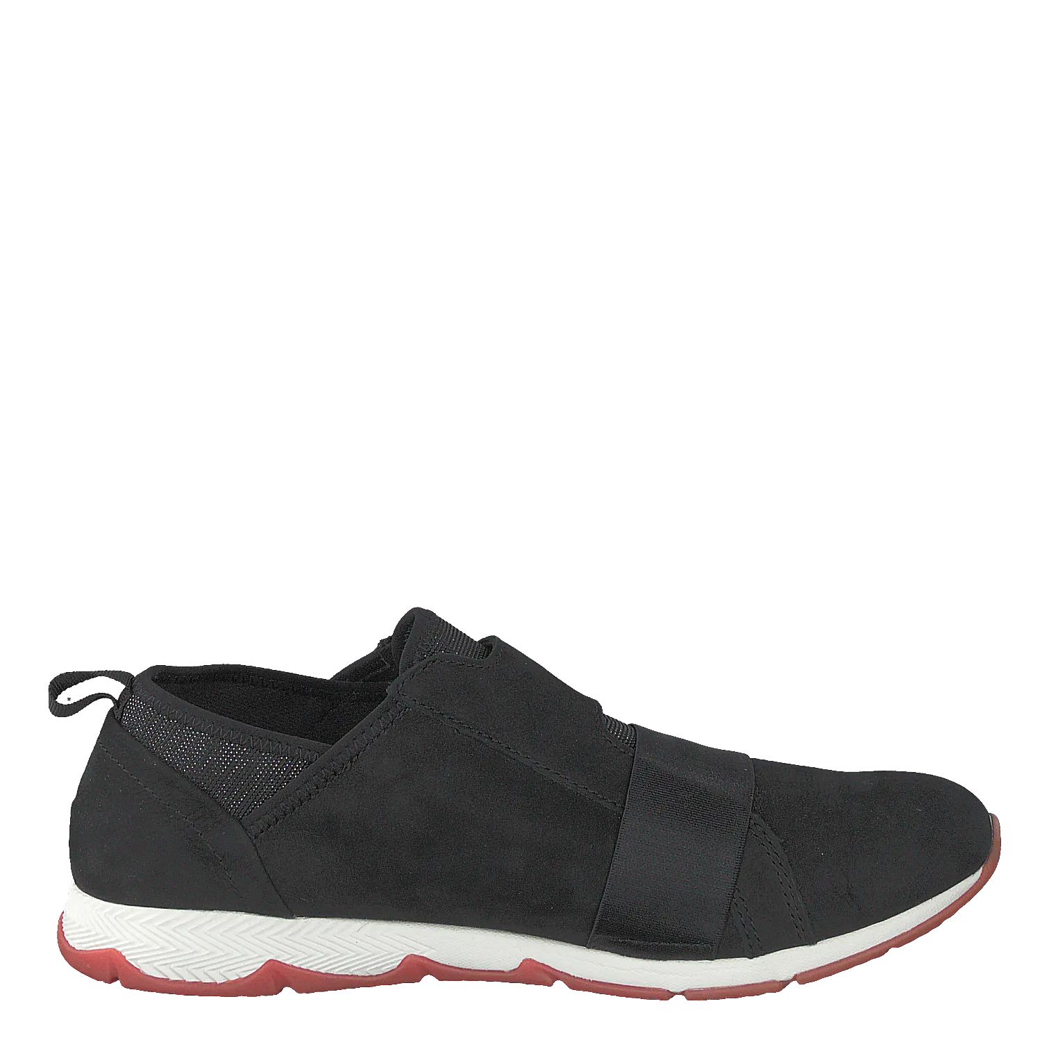 Cesky Strap Slip On Black Nubuck