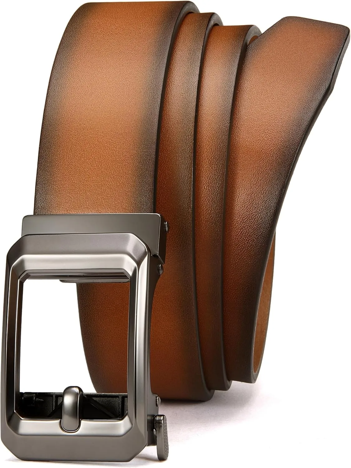 CHAOREN Ratchet Belts for Men - 1.5" Mens Belts Genuine Leather for Causual Jeans - Versatile Fit, Customizable Style