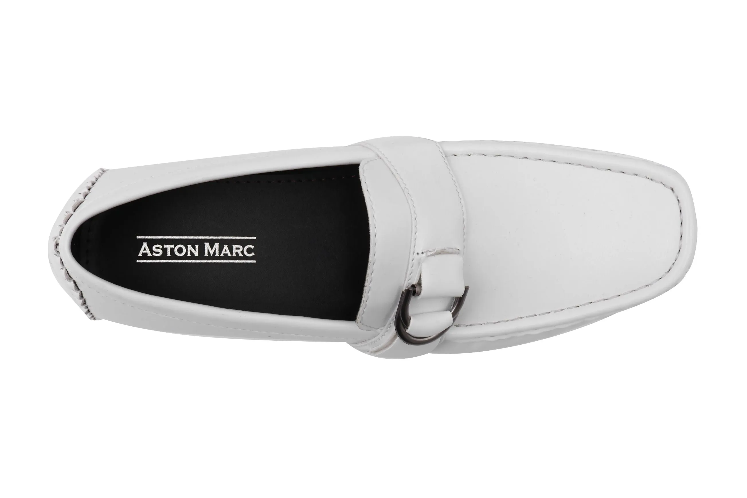 Charter Buckle Loafers - White
