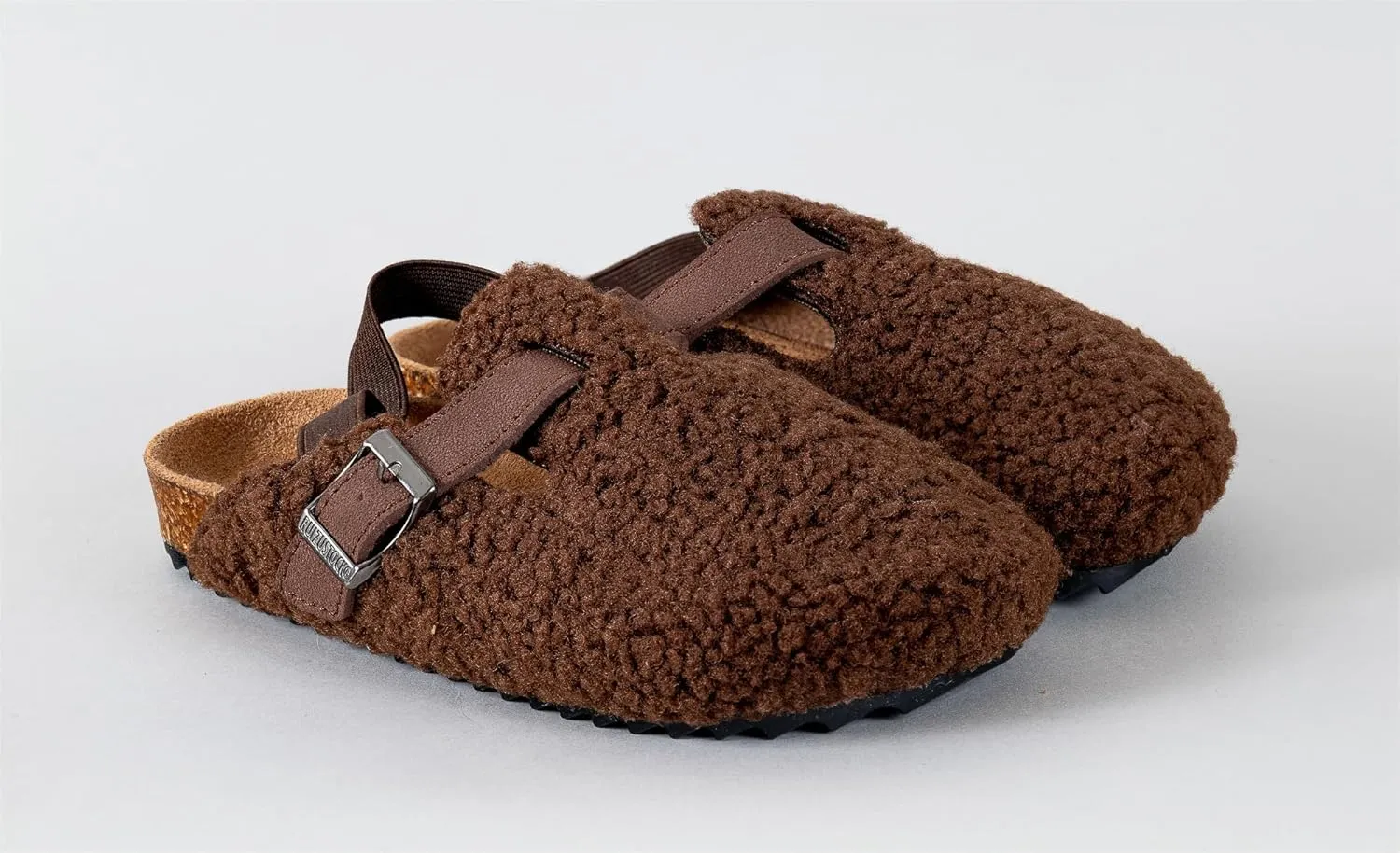 Children's Shearling and Cork Clogs